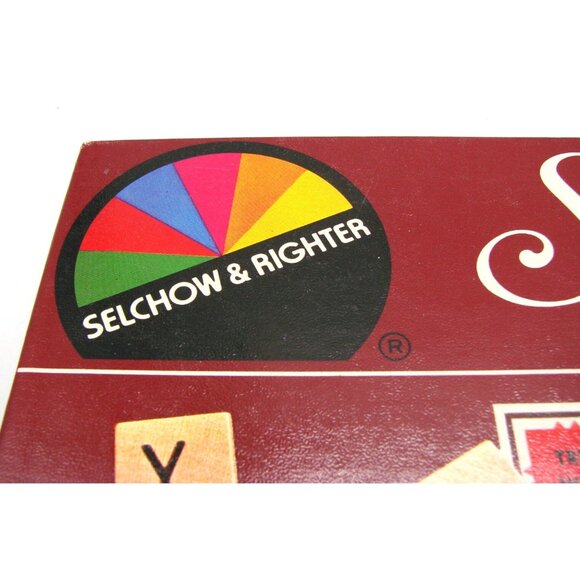 Vintage Scrabble Crossword Game Selchow & Righter 1982 Edition No.17 in Box - Picture 6 of 6